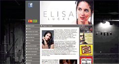 Desktop Screenshot of elisalucas.com.br